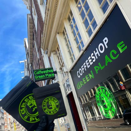 Coffeeshop Green Place Haarlemmerstraat in Amsterdam